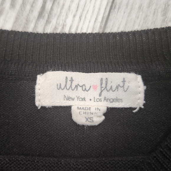 "Exercise - Extra Fries" Sweater XS Black - Picture 6 of 7